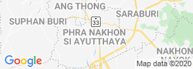 Phra Nakhon Si Ayutthaya map